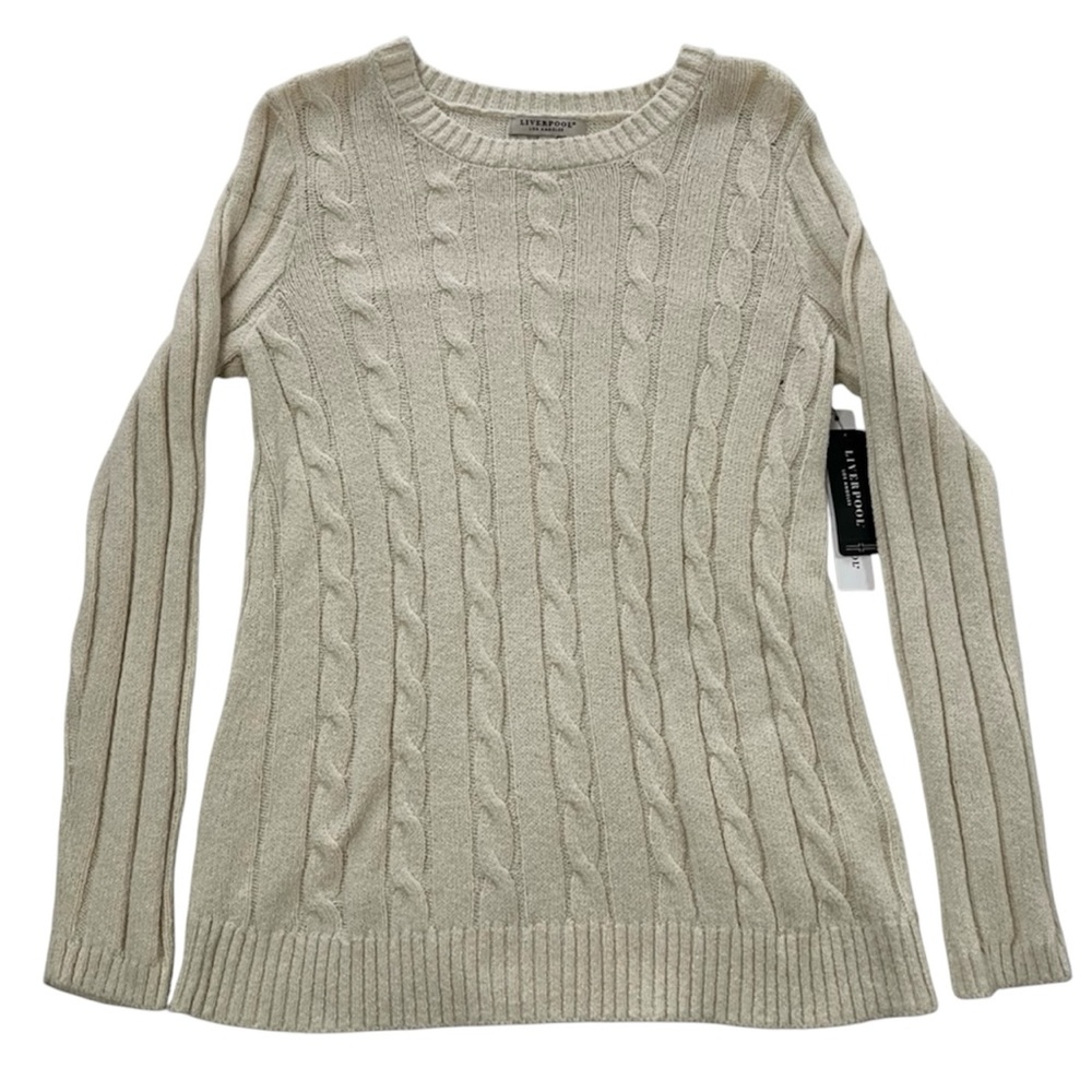 Liverpool Sweater - Small, White Sand